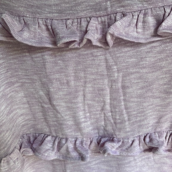 NWT Spring Pretty Crewcuts Heather Pink Ruffle Shirt, Size 12 - Picture 2 of 4